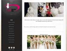 Tablet Screenshot of dressonsales.com